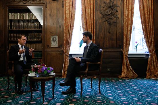 Interview of Russian Prime Minister Dmitry Medvedev to Time magazine