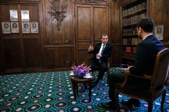 Interview of Russian Prime Minister Dmitry Medvedev to TIME magazine