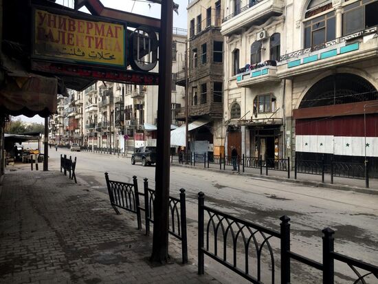 Syrian city of Aleppo
