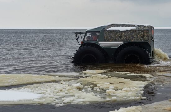Russian-made amphibious Sherp
