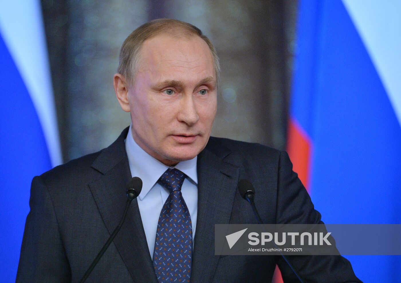 Russian President Vladimir Putin attends national meeting of court chairpersons