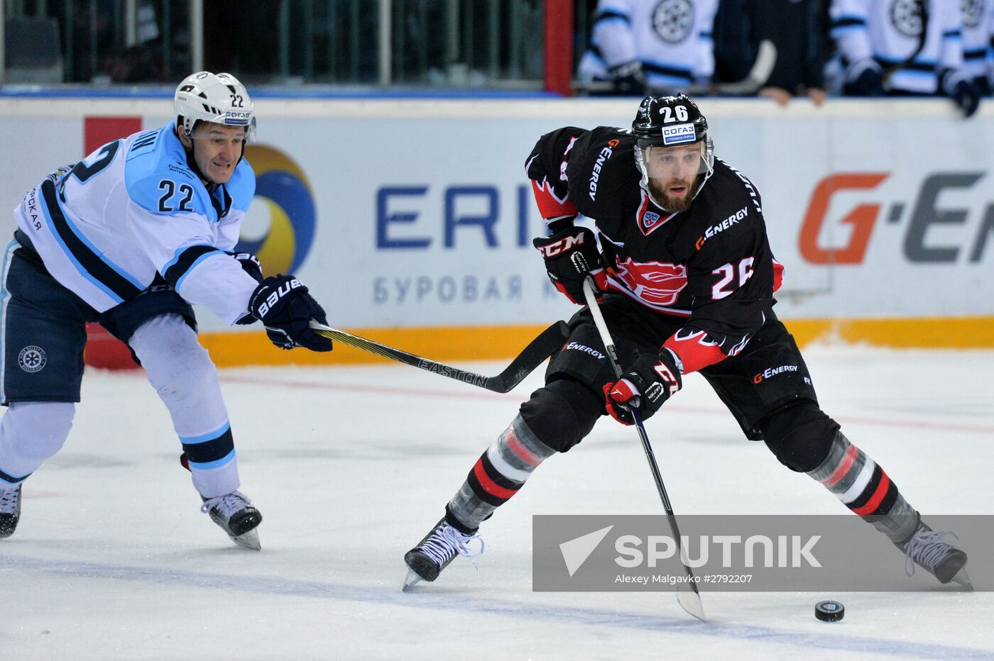 Kontinental Hockey League. Avangard vs. Sibir