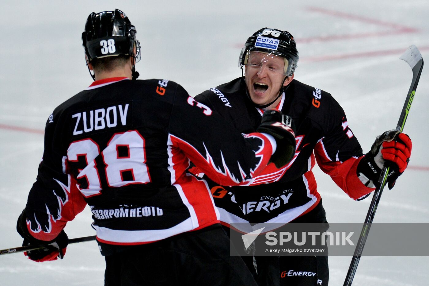 Kontinental Hockey League. Avangard vs. Sibir