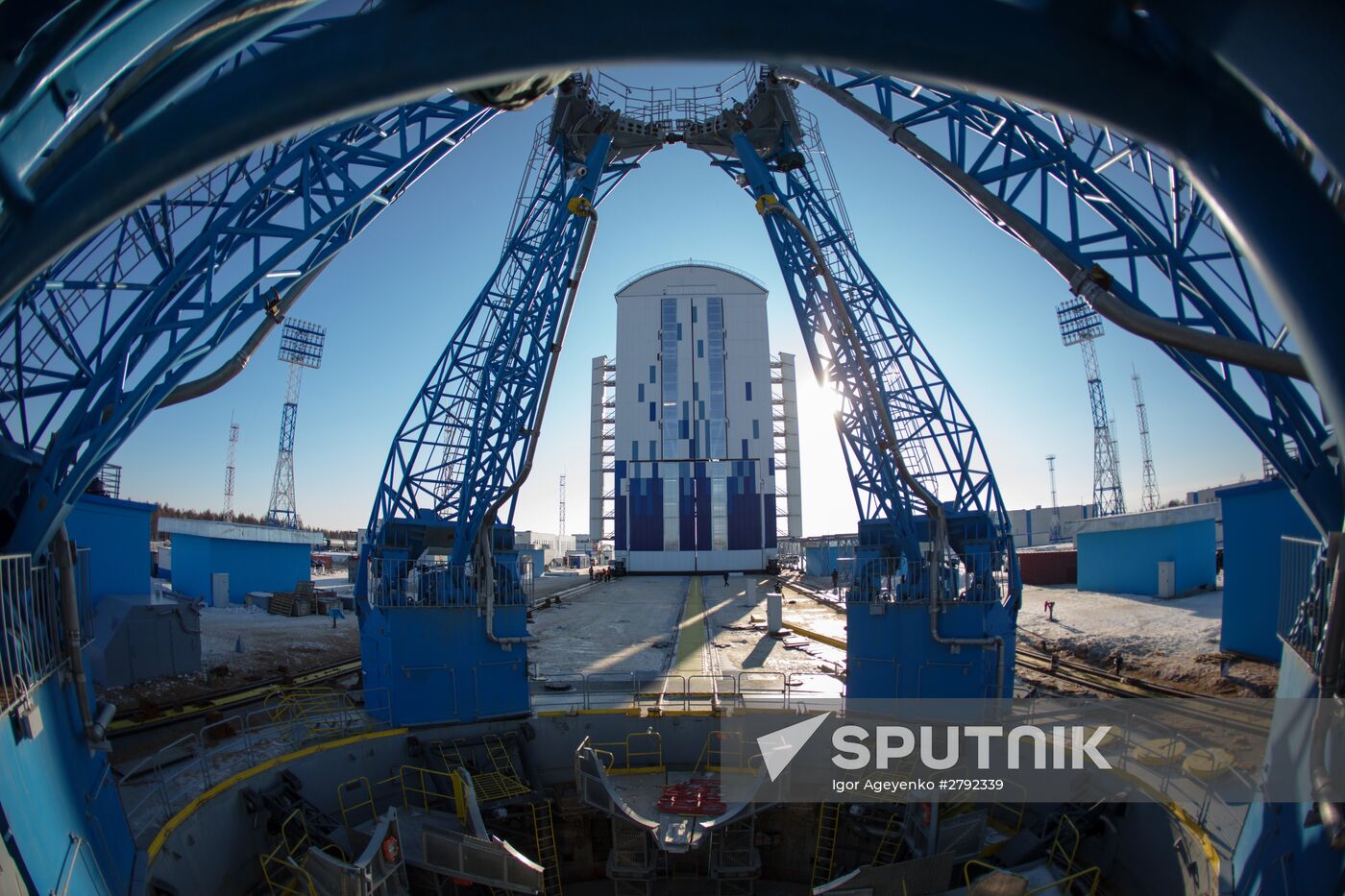 Vostochny Cosmodrome in Amur Region