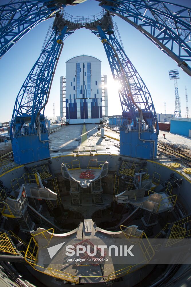 Vostochny Cosmodrome in Amur Region