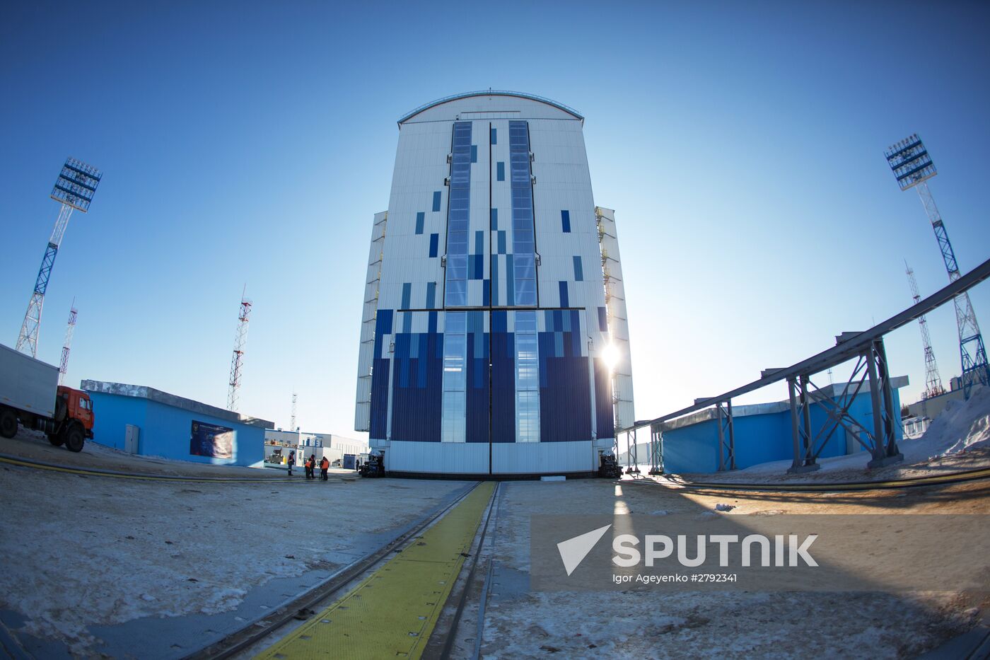 Vostochny Cosmodrome in Amur Region