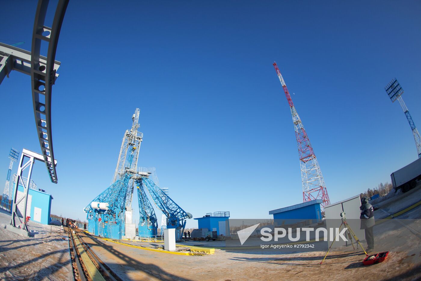Vostochny Cosmodrome in Amur Region