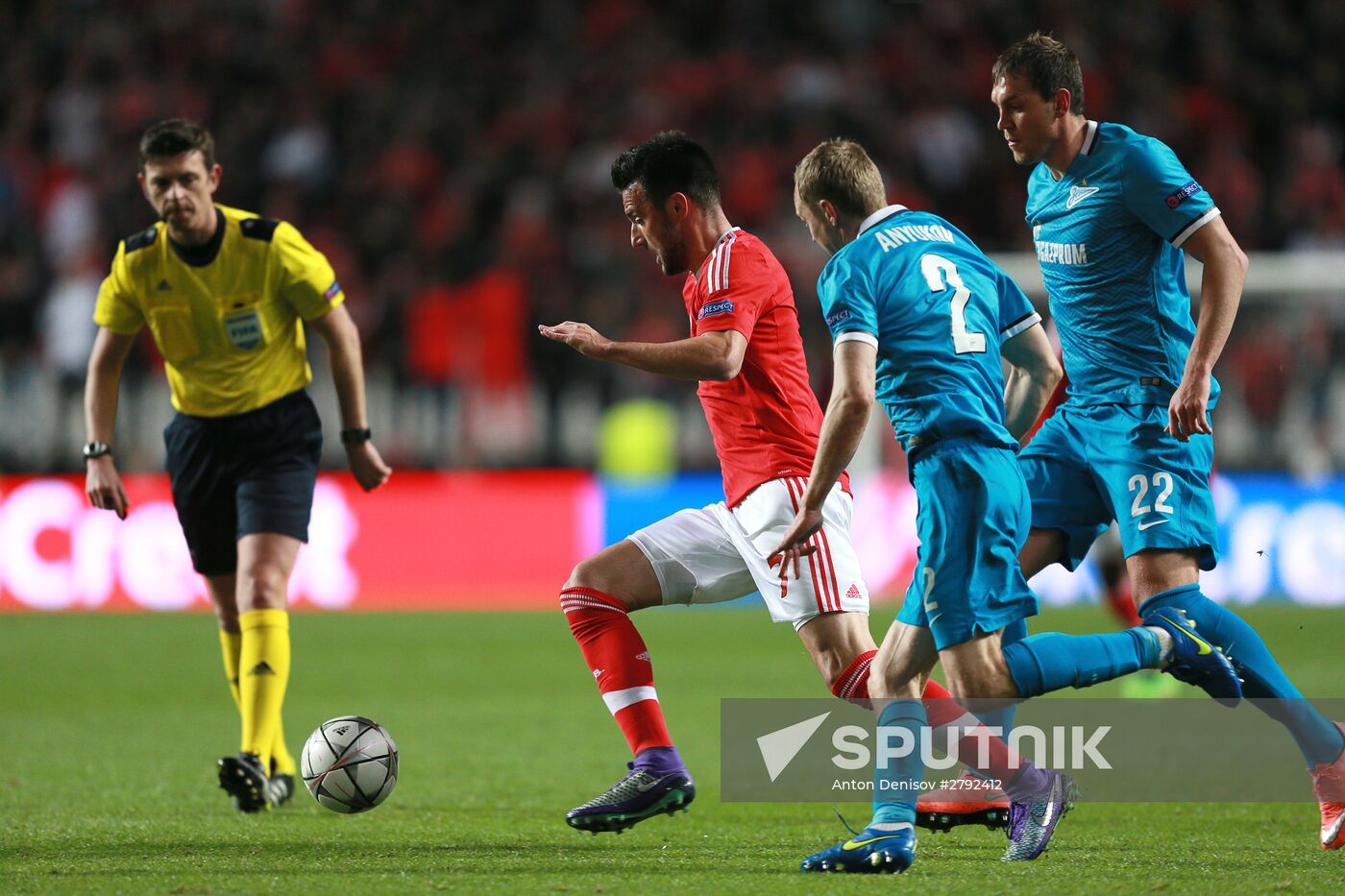 UEFA Champions League. Benfica vs. Zenit