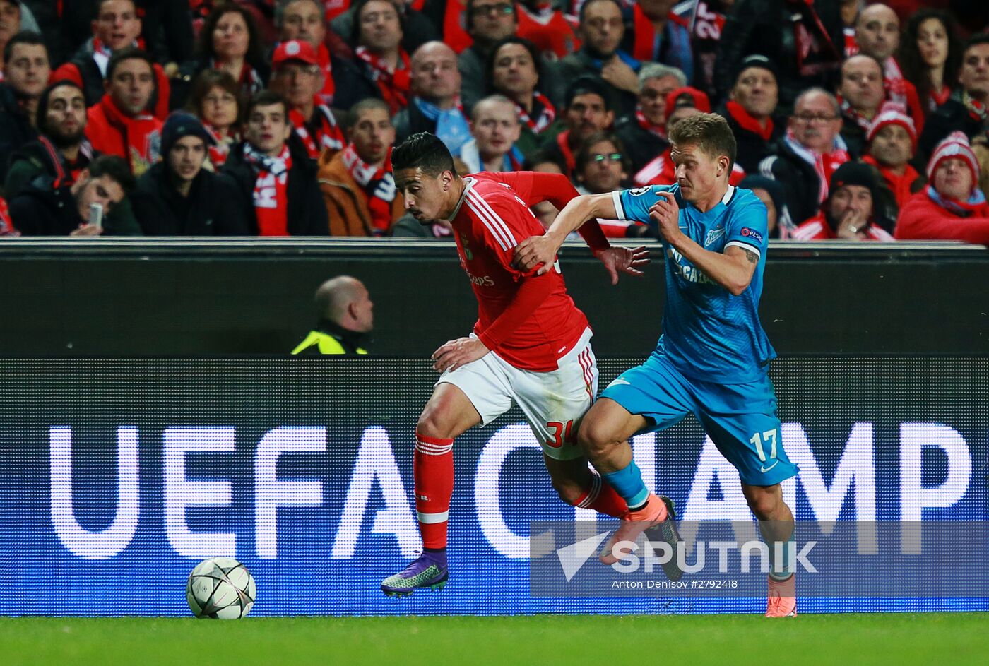 UEFA Champions League. Benfica vs. Zenit