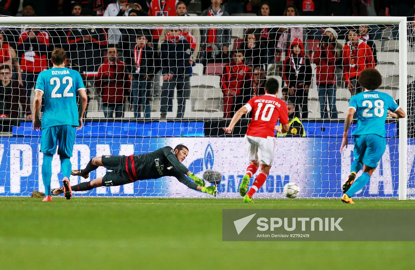 UEFA Champions League. Benfica vs. Zenit