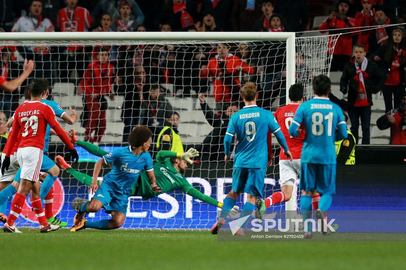 UEFA Champions League. Benfica vs. Zenit