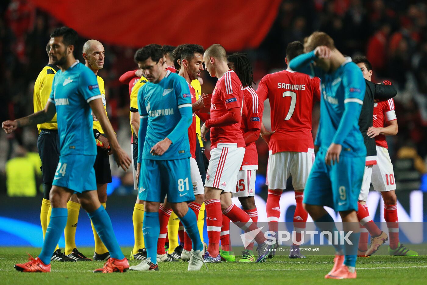 UEFA Champions League. Benfica vs. Zenit