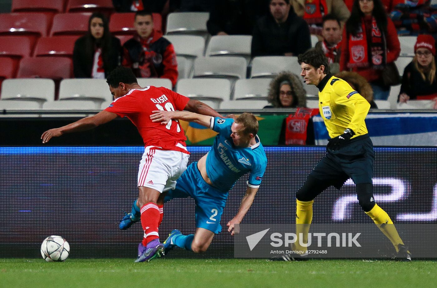 UEFA Champions League. Benfica vs. Zenit