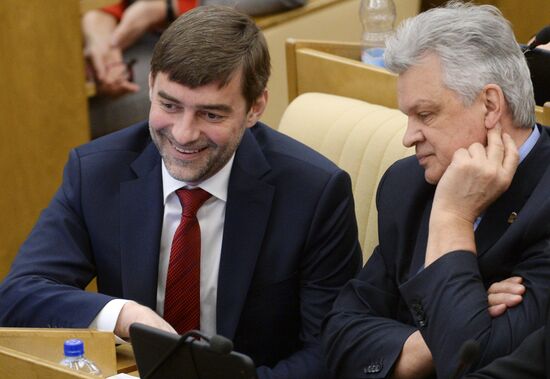 State Duma plenary meeting