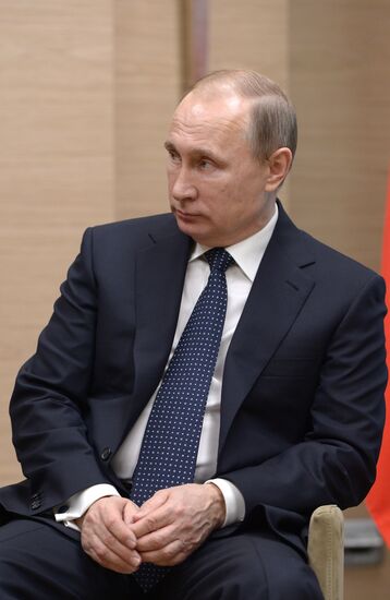 Russian President Vladimir Putin's meeting with Hungarian Prime Minister Viktor Orbán