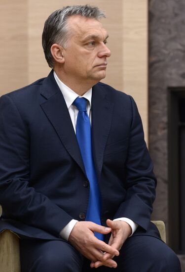 Russian President Vladimir Putin's meeting with Hungarian Prime Minister Viktor Orbán