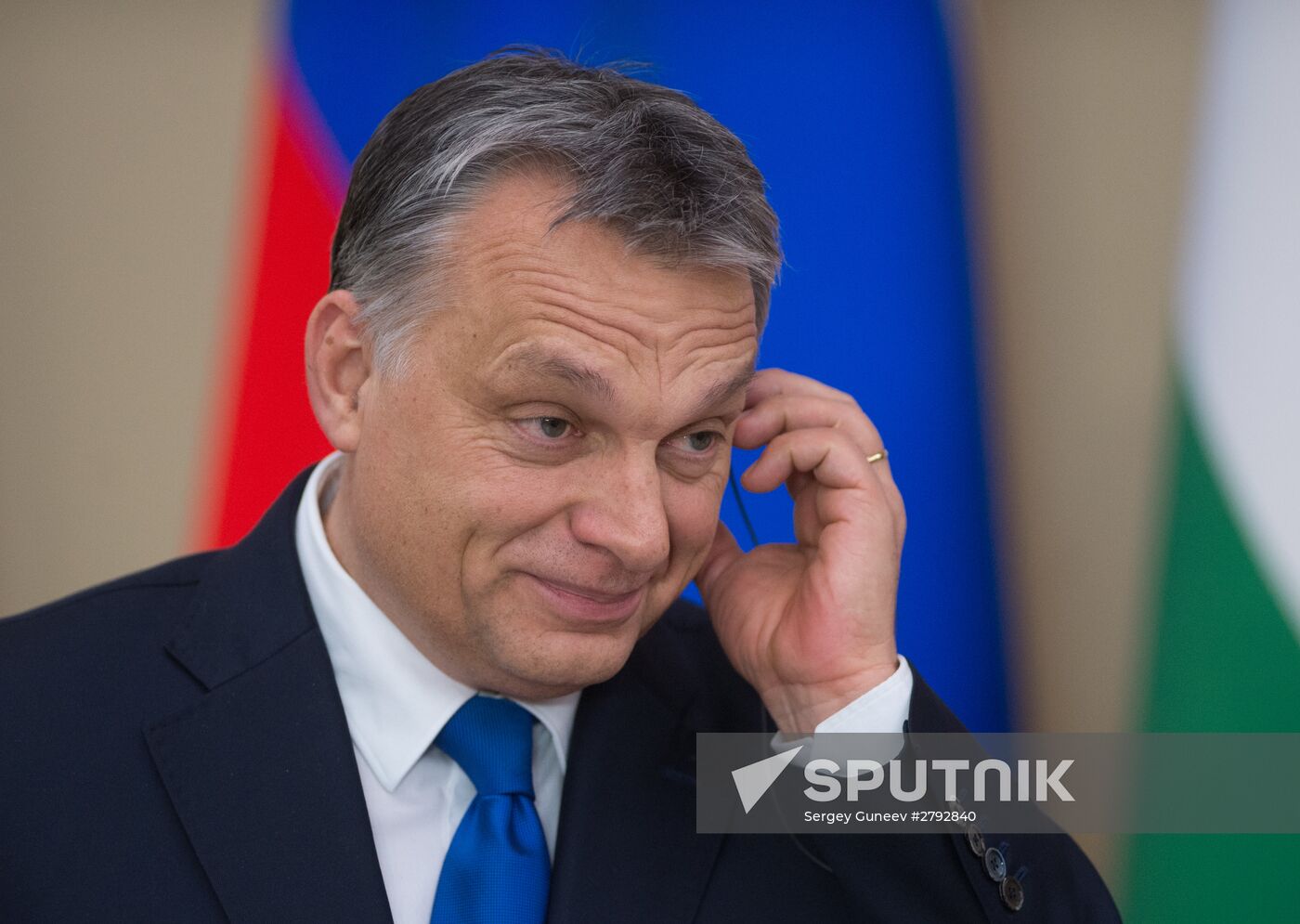 Russian President Vladimir Putin meets with Hungarian Prime Minister Viktor Orban