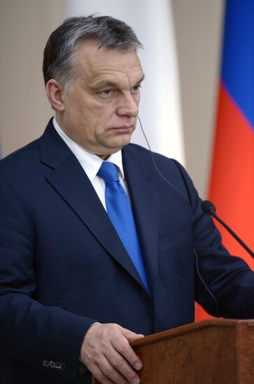 Russian President Vladimir Putin's meeting with Hungarian Prime Minister Viktor Orbán