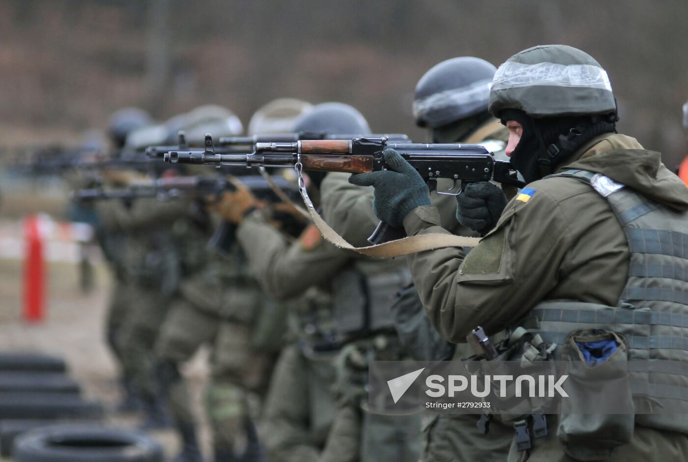 Ukraine's National Guard soldiers undergo NATO combat training