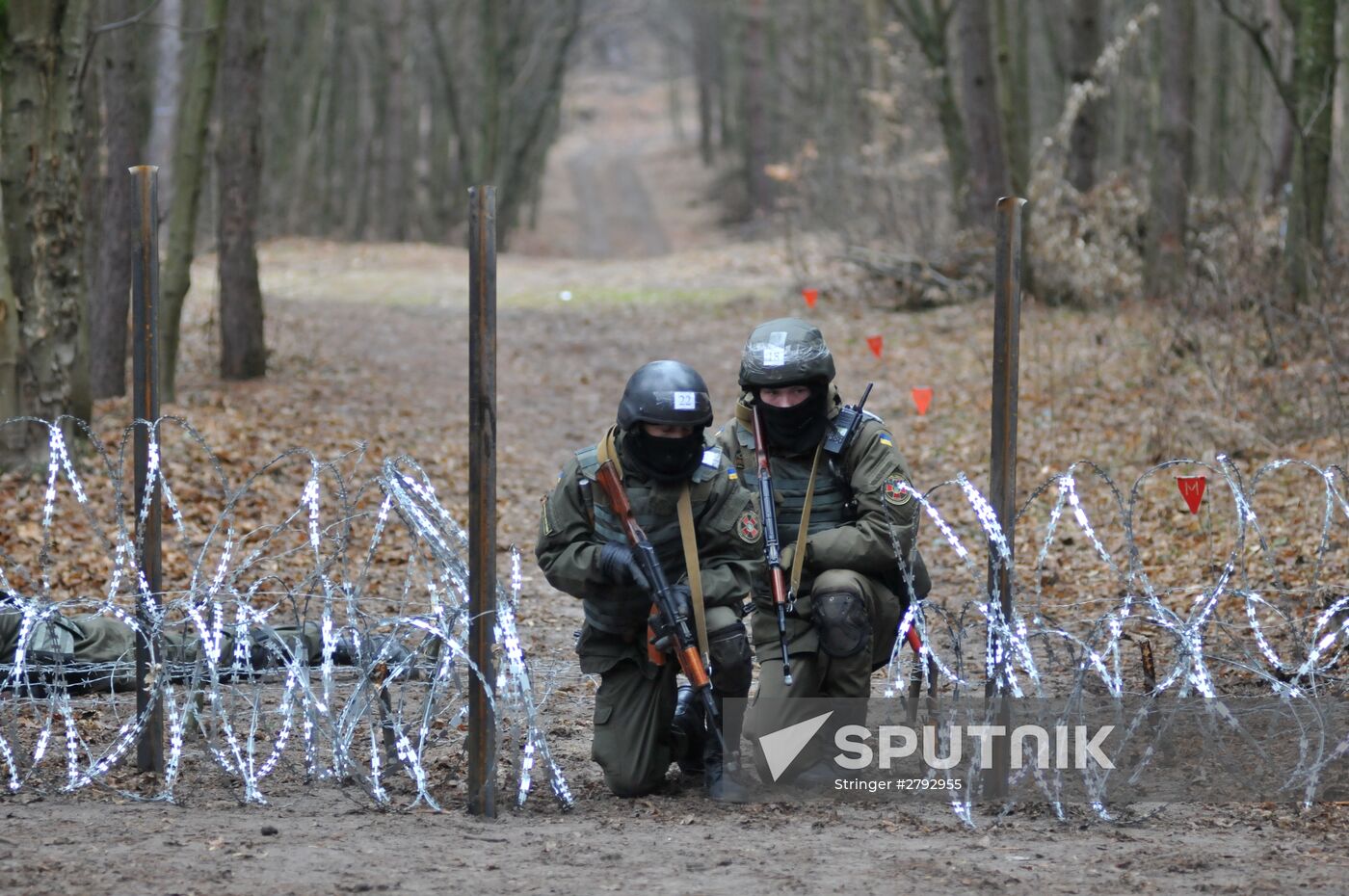 Ukraine's National Guard soldiers undergo NATO combat training