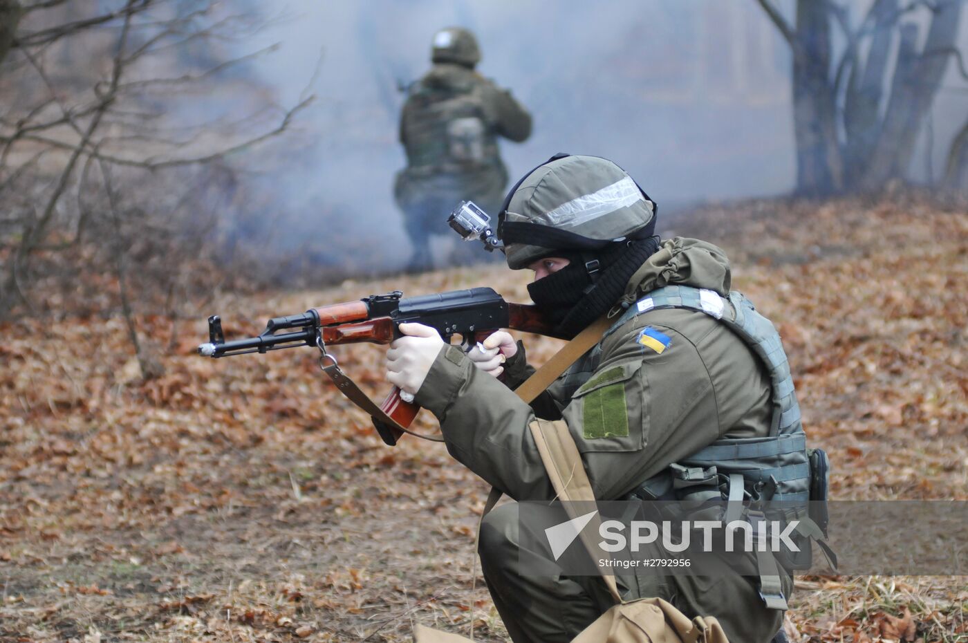 Ukraine's National Guard soldiers undergo NATO combat training