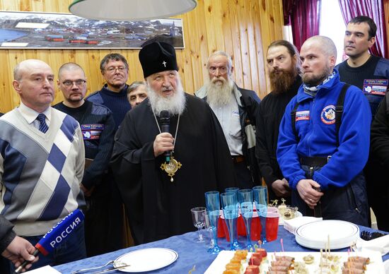 Patriarch of Moscow and All Russia Kirill visits Russian Antarctic polar station
