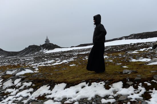 Moscow and All Russia Patriarch Kirill visits Russian Antarctic station