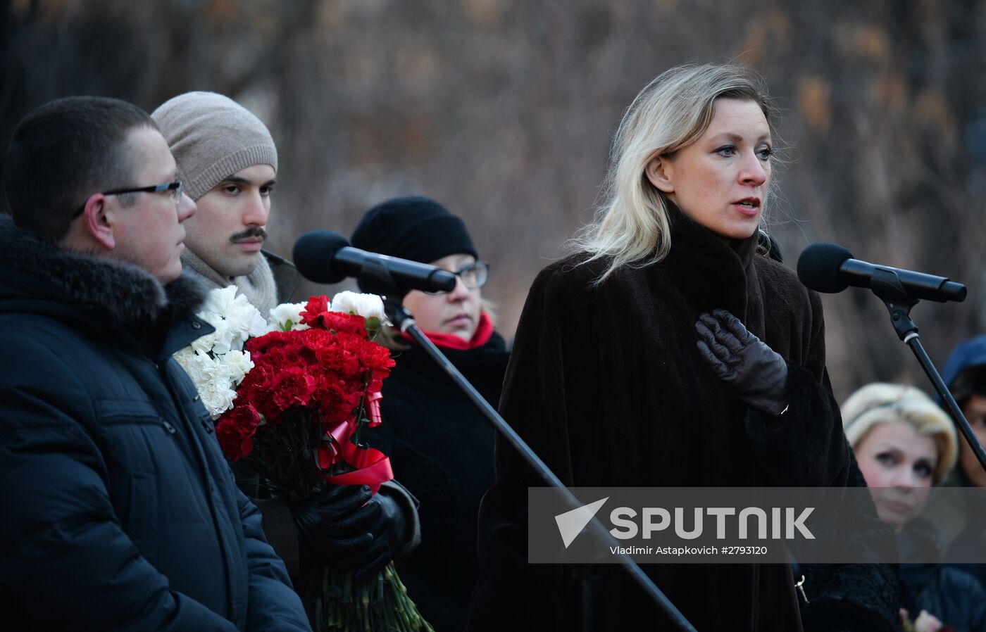 Opening of bust to Gen. Chernyakhovsky