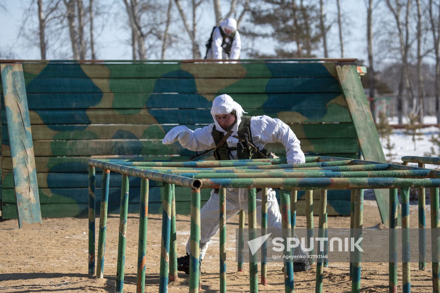 Professional soldiers undergo combat training in Amur Region