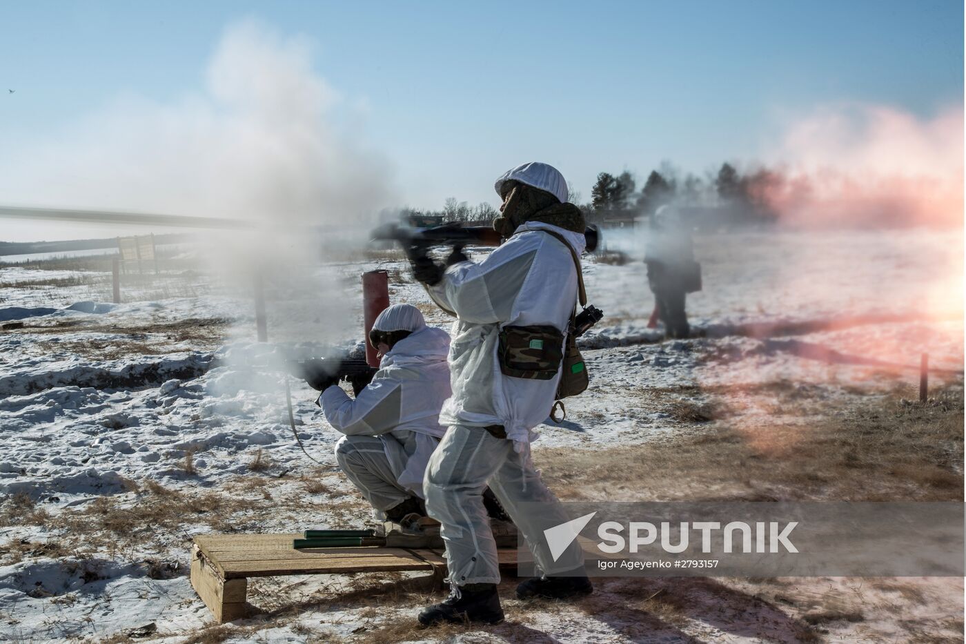 Professional soldiers undergo combat training in Amur Region