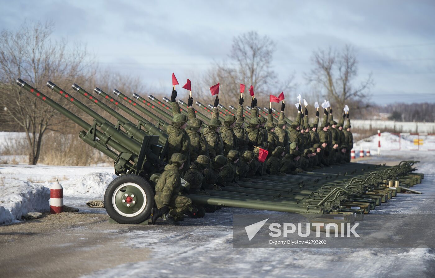 Training of servicemen of WMD Separate Salute Devision 449