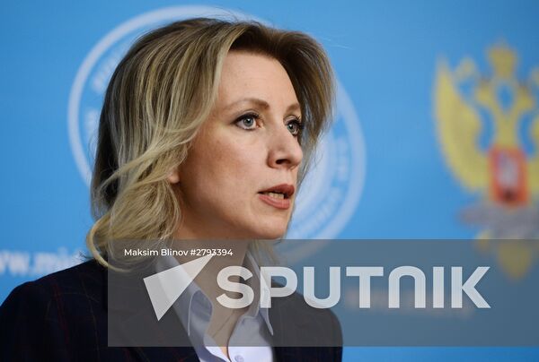 Press briefing by Russian Foreign Ministry Spokesperson Maria Zakharova