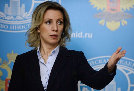 Press briefing by Russian Foreign Ministry Spokesperson Maria Zakharova