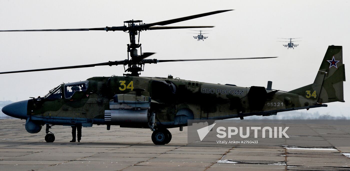 Tactical flight training in Eastern Military District