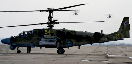 Tactical flight training in Eastern Military District