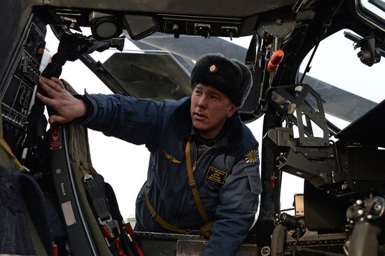 Tactical flight training in Eastern Military District