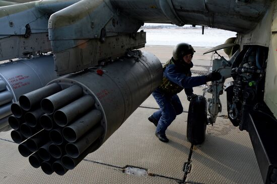 Tactical flight training in Eastern Military District