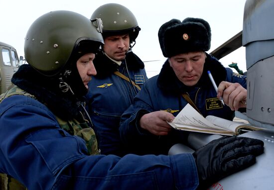 Tactical flight training in Eastern Military District