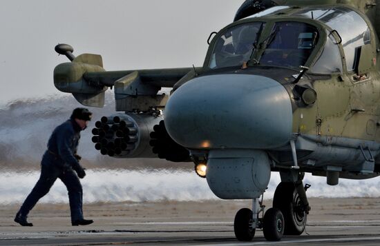 Tactical flight training in Eastern Military District