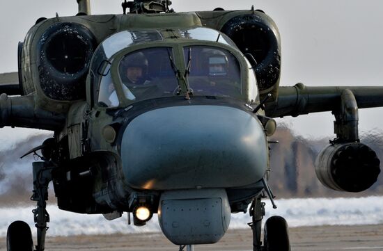 Tactical flight training in Eastern Military District