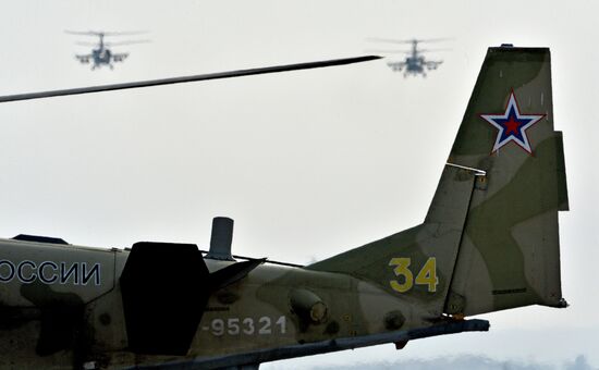 Tactical flight training in Eastern Military District