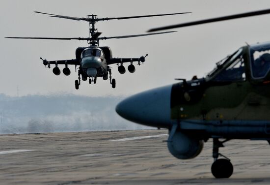 Tactical flight training in Eastern Military District