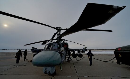 Tactical flight training in Eastern Military District