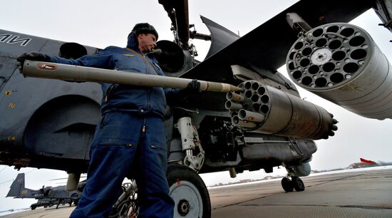 Tactical flight training in Eastern Military District
