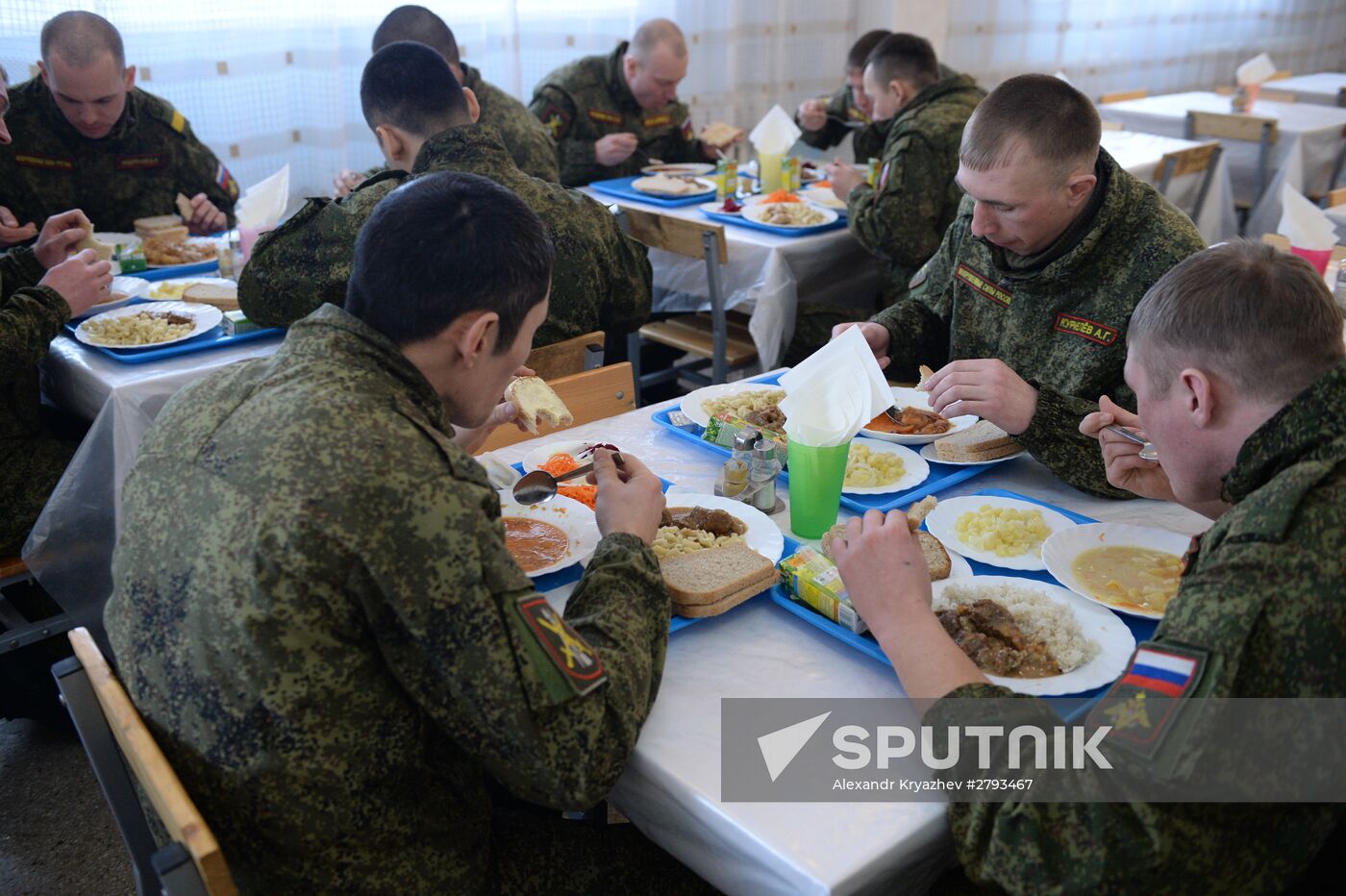 Canteen of separate motor rifle brigade