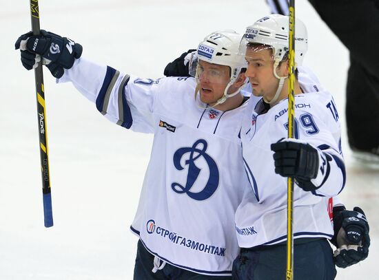 Ice hockey. KHL. CSKA vs. Dynamo