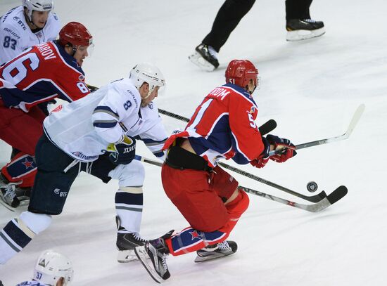 Ice hockey. KHL. CSKA vs. Dynamo