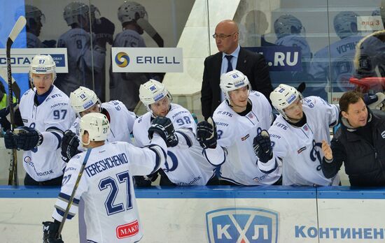 Ice hockey. KHL. CSKA vs. Dynamo