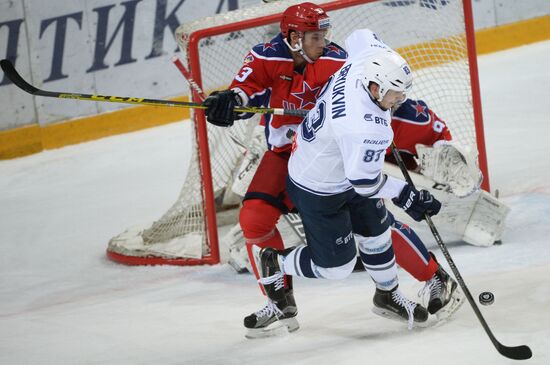 Ice hockey. KHL. CSKA vs. Dynamo
