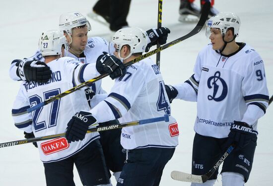 Ice hockey. KHL. CSKA vs. Dynamo